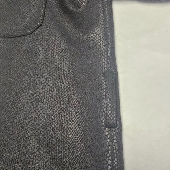 Haute Monde Womens Black Button-Up Textured Shirt Jacket Size S - Picture 4 of 8